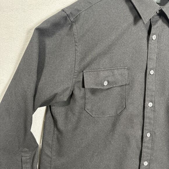 John Henry City Dressing Button Front Mens Size XL Black - Picture 5 of 10